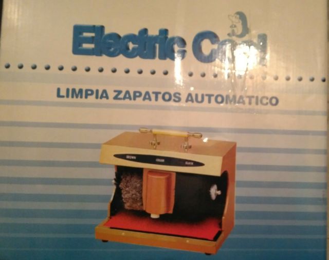 Limpiador zapatos eléctrico