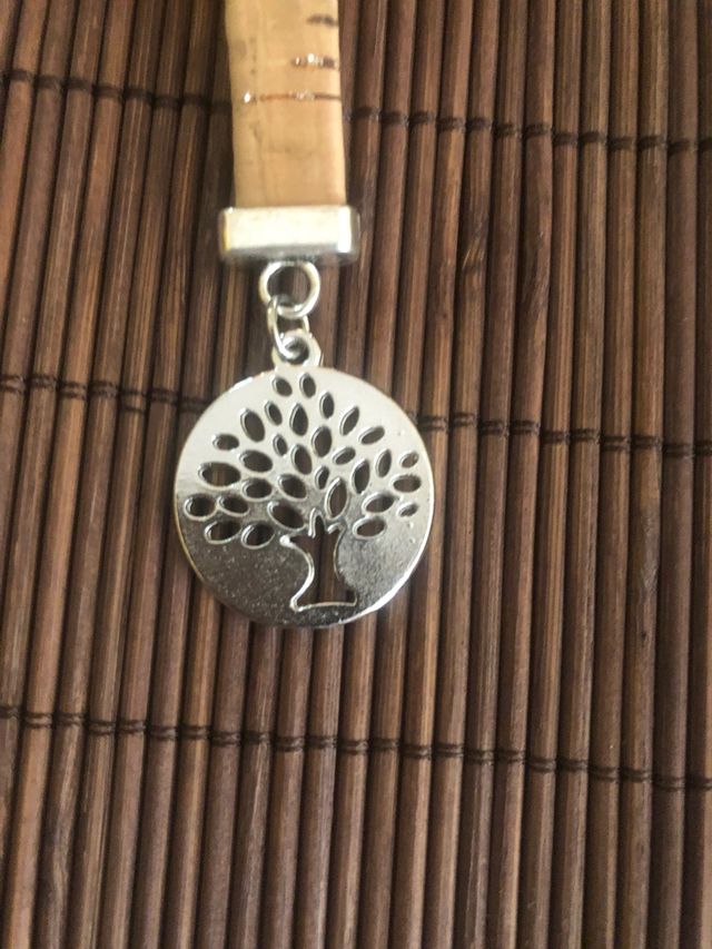 Llavero de corcho natural