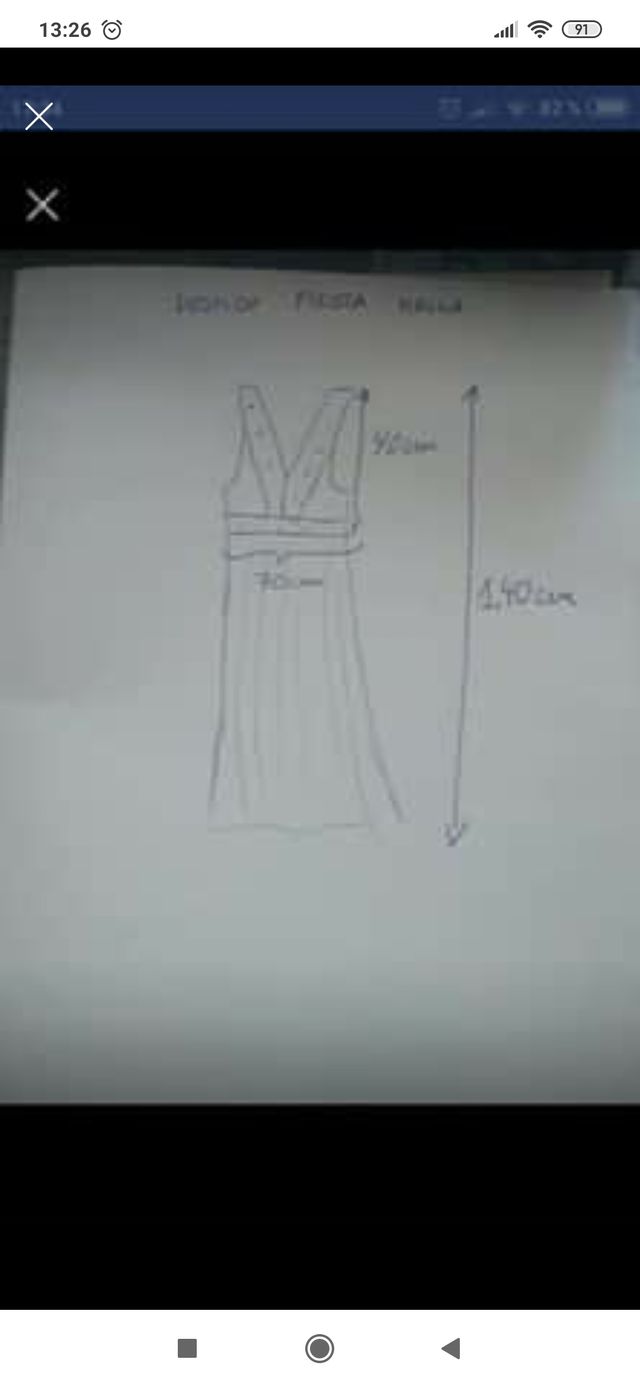 Vestido de fiesta Malva