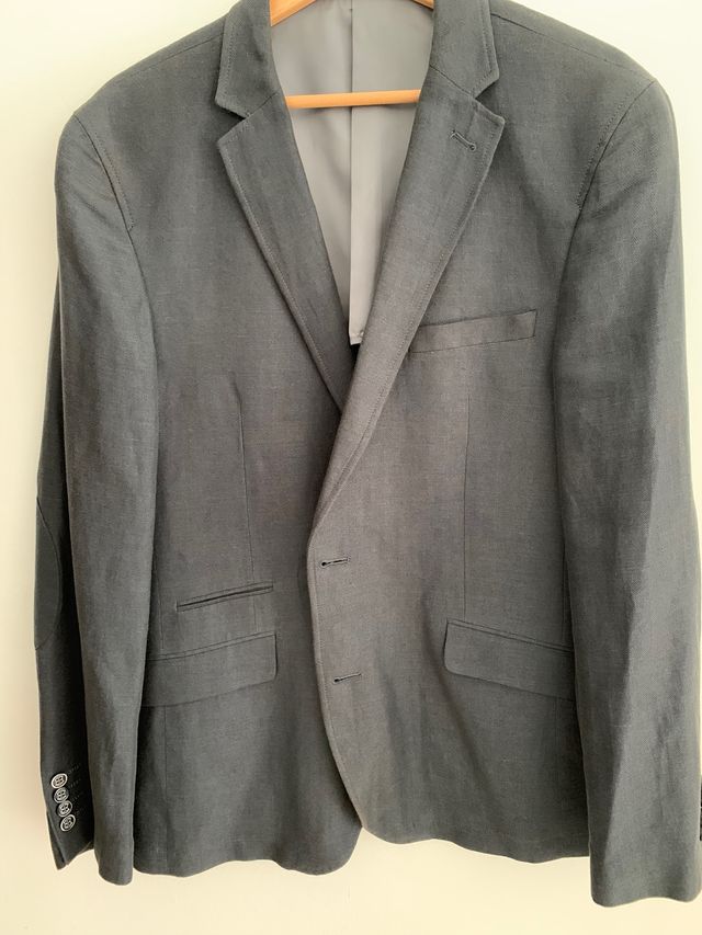 Americana lino hombre Macson 