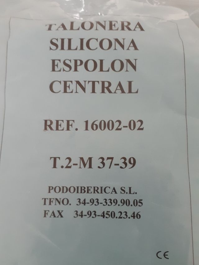 Talonera silicona nueva