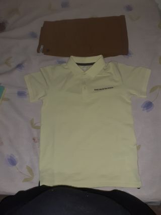 polo blanco niña kiabi