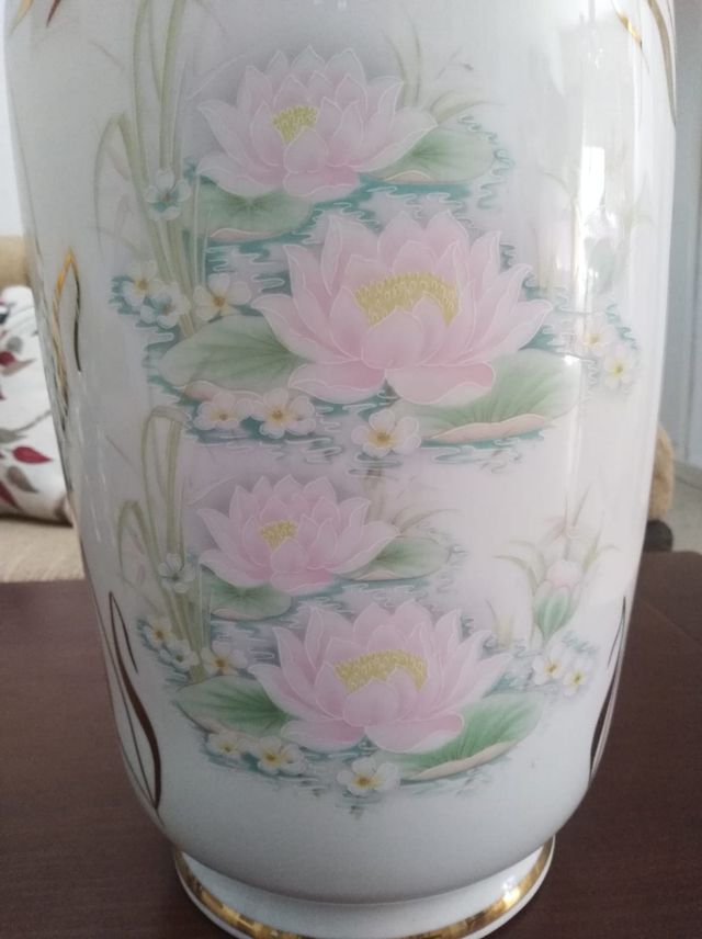 Jarrón florero cerámica. 