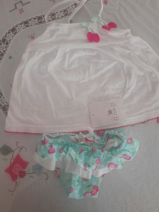 conjunto baño niña 6-12 meses