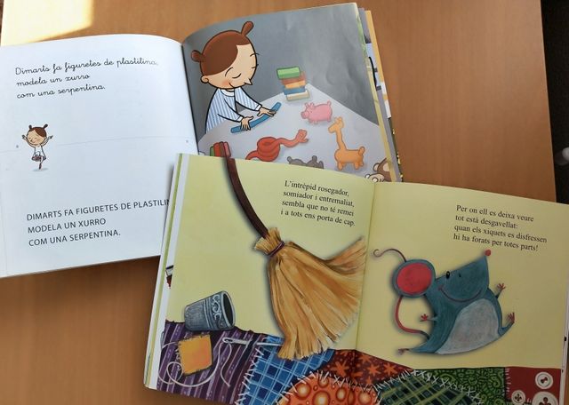 Llibres d'animació a la lectura.