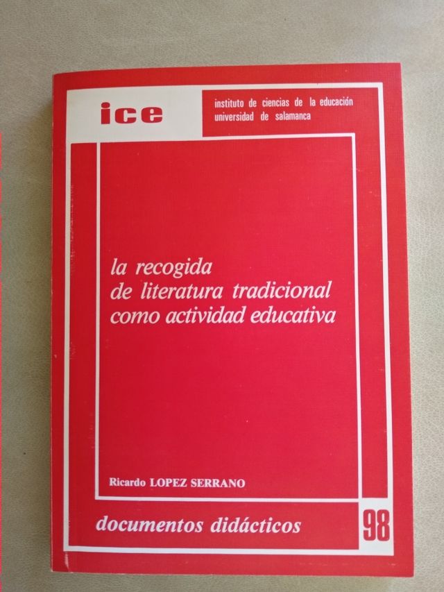 LA RECOGIDA DE LITERATURA TRADICIONAL...