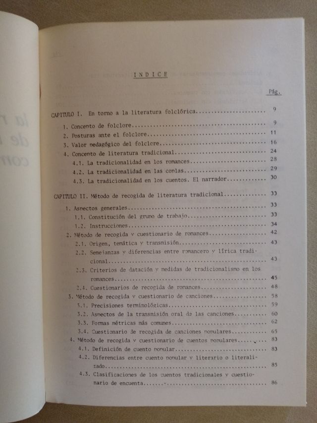 LA RECOGIDA DE LITERATURA TRADICIONAL...