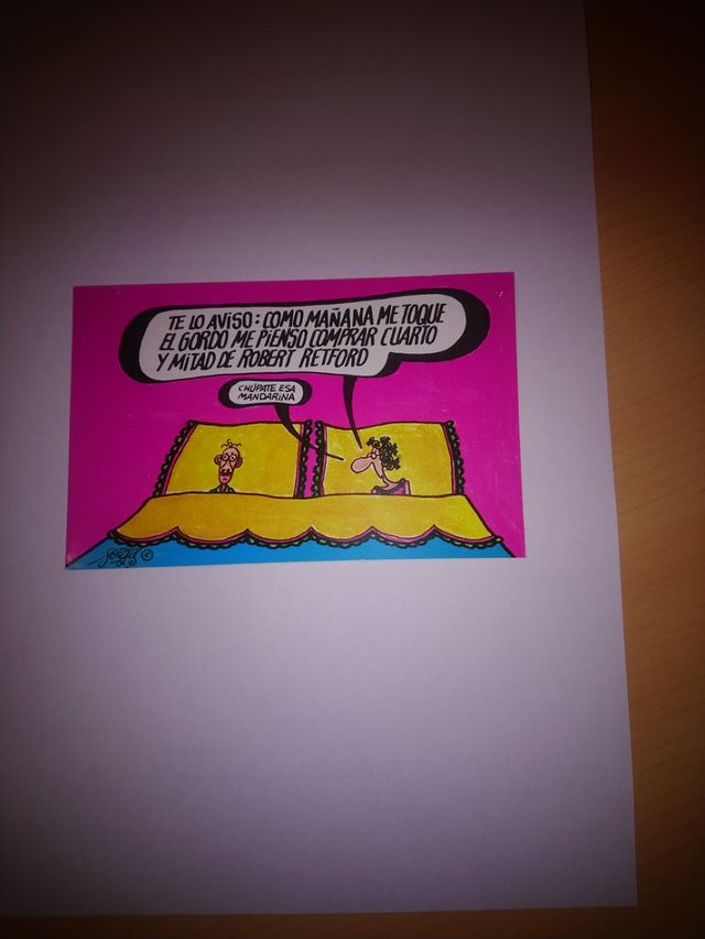 tarjeta postal de Forges. lotería nacional