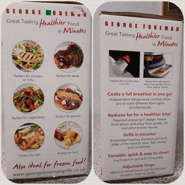 NOVA! Grill-Planxa George Foreman.