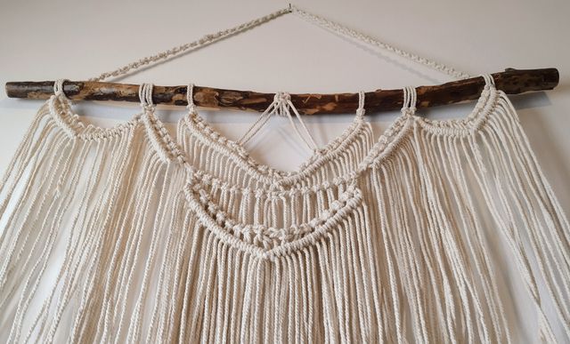 Tapiz de macramé