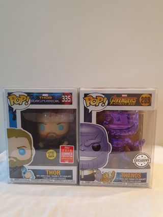 funko pop thor y thanos