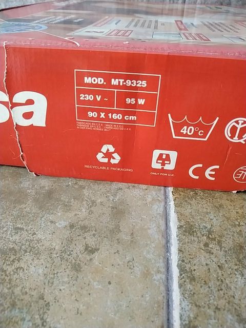 manta eléctrica nueva,de medidas,90*160