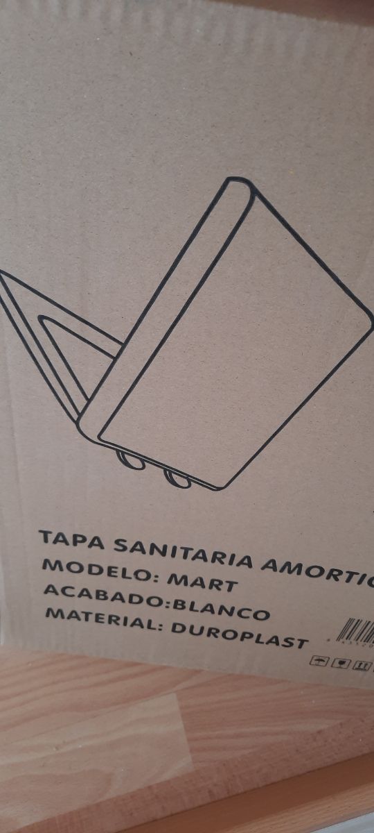 Tapa de baño amortiguada, NUEVA SIN ABRIR