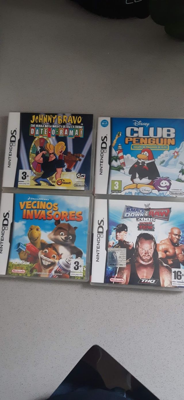 4 juegos nds
