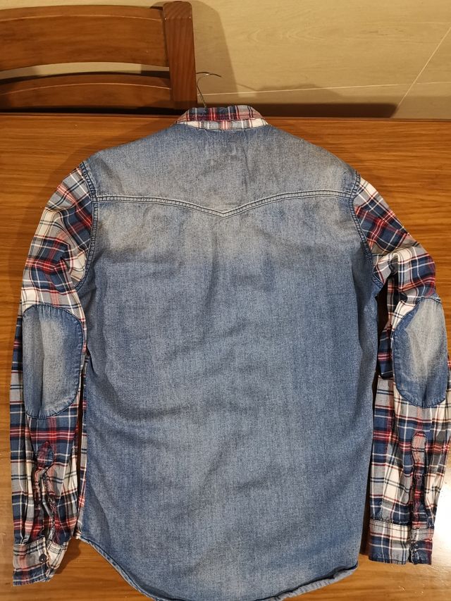 Camisa Slim Fit Zara Talla L