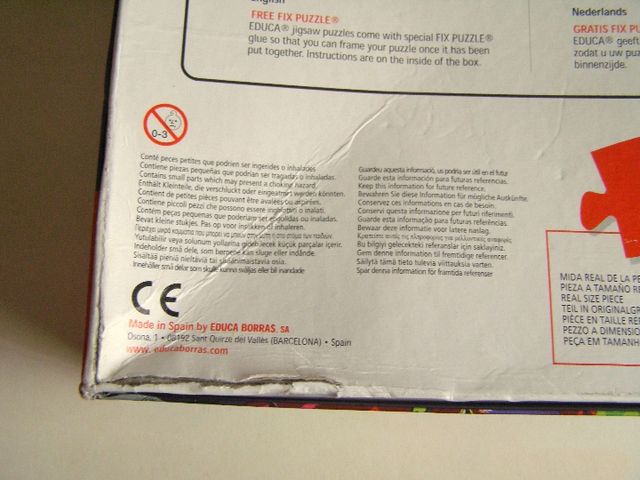 PUZZLE GIGANTE BEN 10 EDUCA 136X48cm PRECINTADO