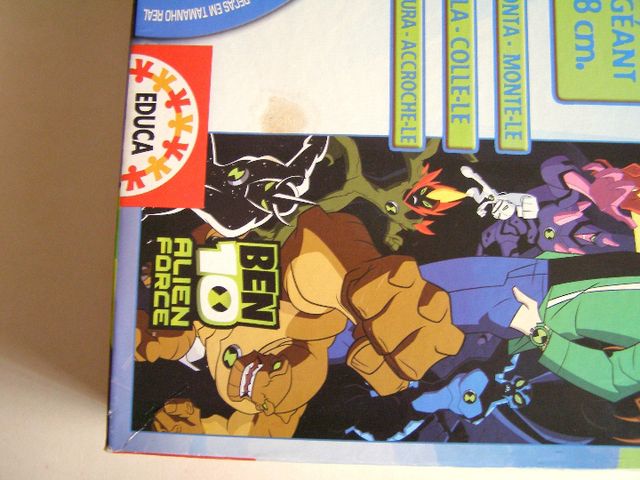 PUZZLE GIGANTE BEN 10 EDUCA 136X48cm PRECINTADO