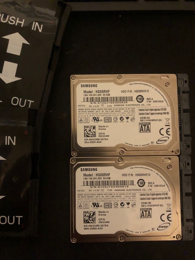 HDD MicroSata 80GB