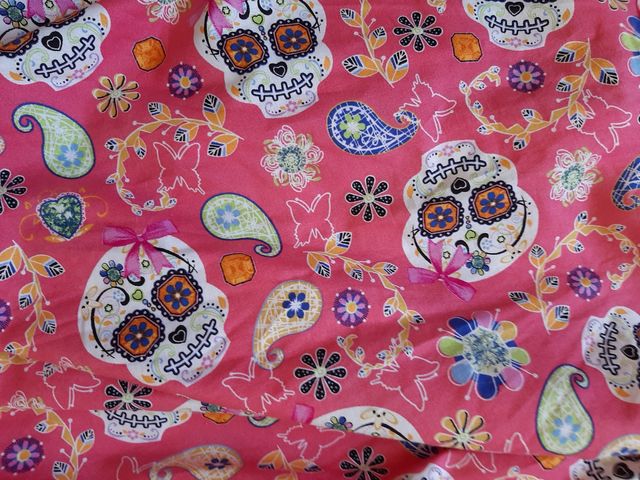 Falda evasé Catrina Mexicana