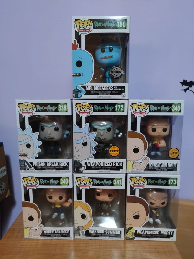 Funko pop Rick y Morty en perfecto estado