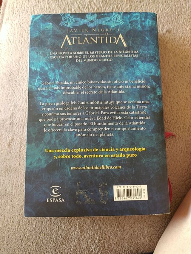 Libro Atlántida de Javier Negrete