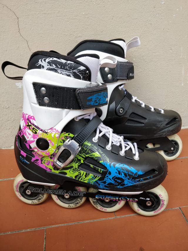 Patines freeskate Rollerblade Fusion X5 T. 42 de segunda mano por 80 € en Barcelona en WALLAPOP
