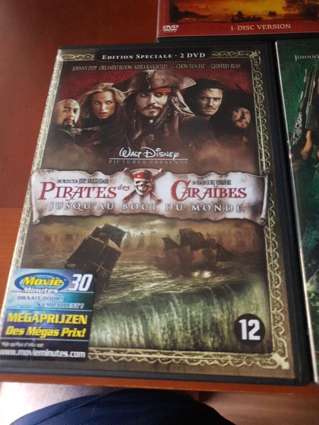 3 DVD PIRATES CARIBBEAN