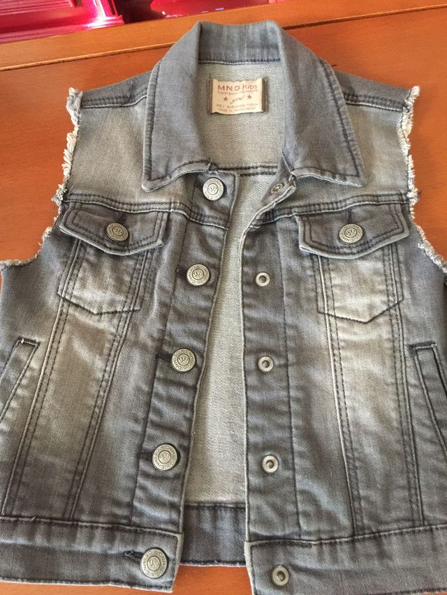 Chaleco Mango Kids gris