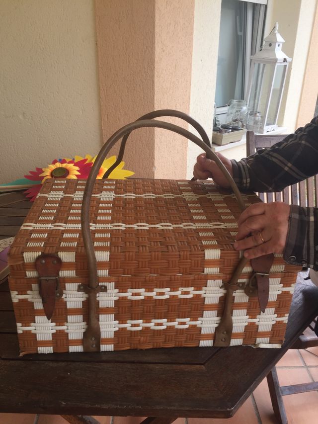 Cesta vintage picnic