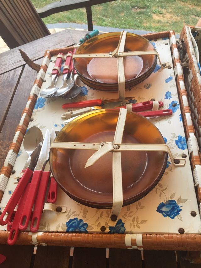 Cesta vintage picnic