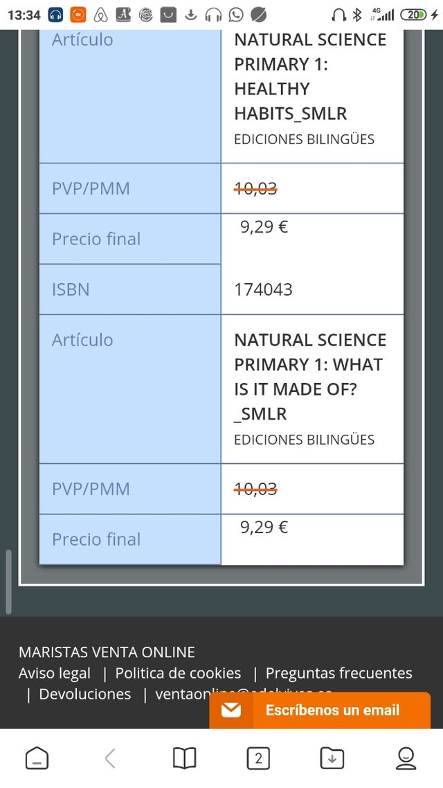 Libro NATURAL SCIENCE PRIMARY 1