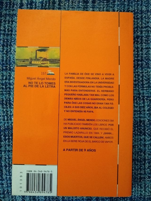 NO TE LO TOMES AL PIE DE LA LETRA de segunda mano por 3,95 EUR en Madrid en WALLAPOP NO TE LO TOMES AL PIE DE LA LETRA de segunda mano por 3,95 EUR en Madrid en WALLAPOP