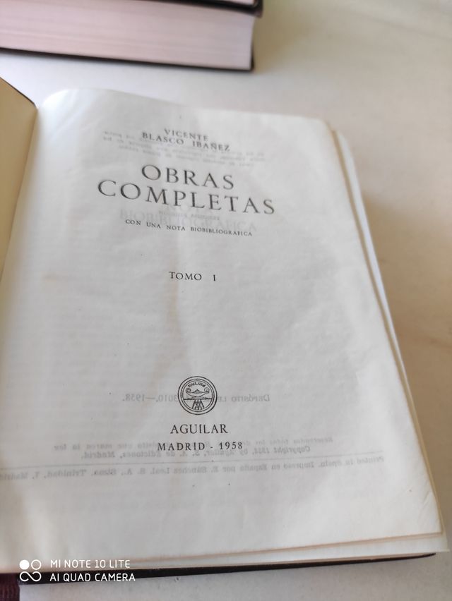 OBRAS COMPLETAS BLASCO IBAÑEZ