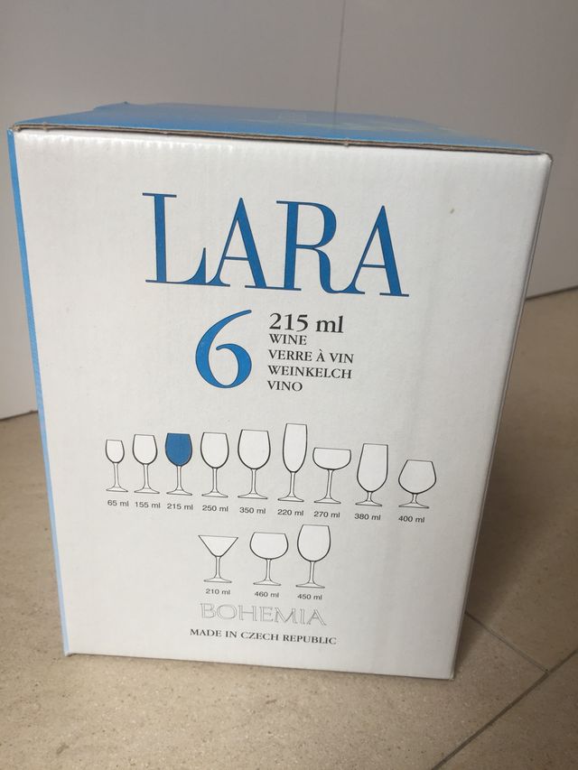 Copas Bohemia Vino Nuevas