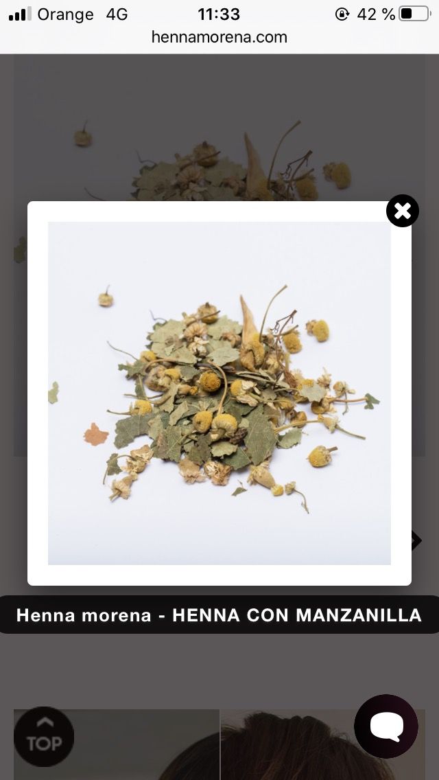 Vendo paquete de Henna sin abrir  para  rubios