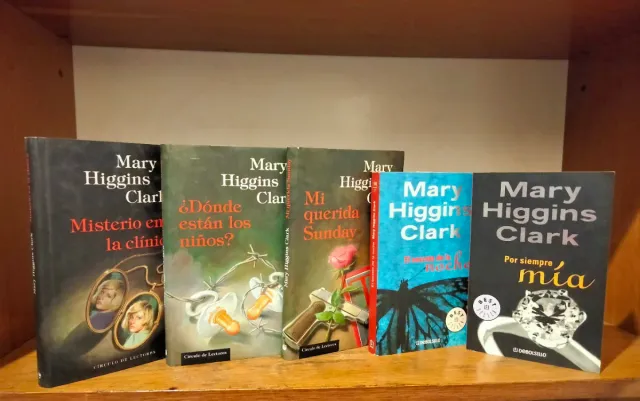 5 libros de la autora Mary Higgins Clark