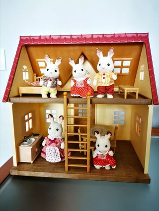 Pack Sylvanian families de segunda mano 