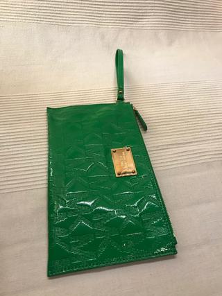 BOLSO DE MANO MICHAEL KORS VERDE NUEVO