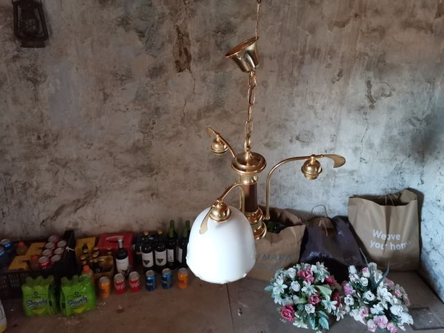 lampada classica con 3 tulipani