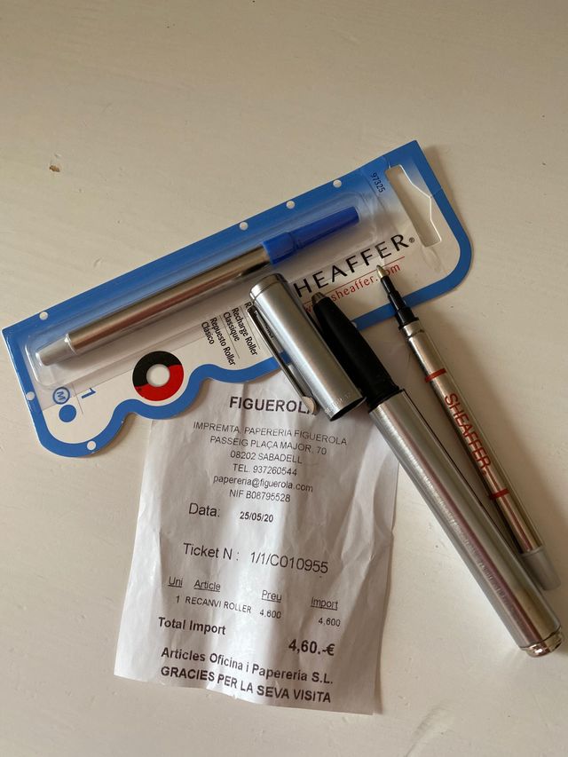 Roller SHEAFFER, d'acer. Com nou.