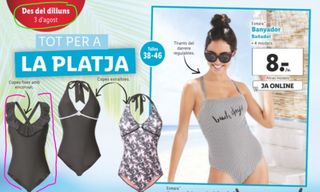 Bañador mujer talla 42 Lidl de segunda mano por 8 EUR en Cornellà de  Llobregat en WALLAPOP