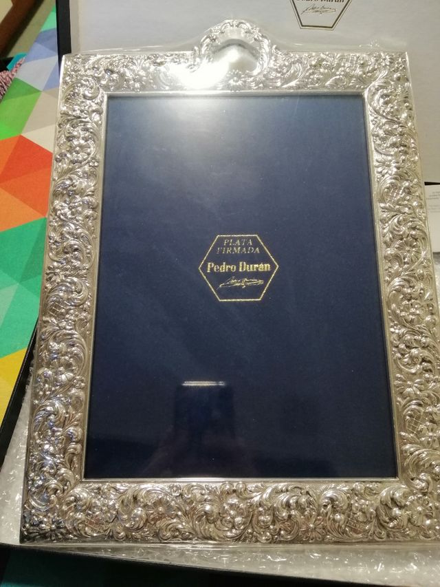 Marco de plata grabada de PEDRO DURÁN GRANDE