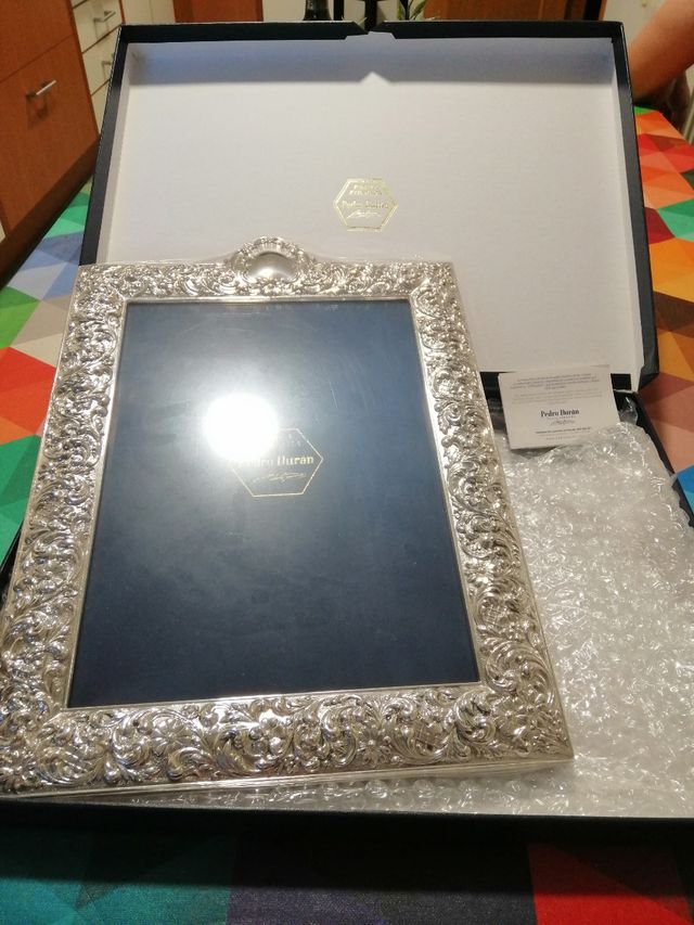 Marco de plata grabada de PEDRO DURÁN GRANDE