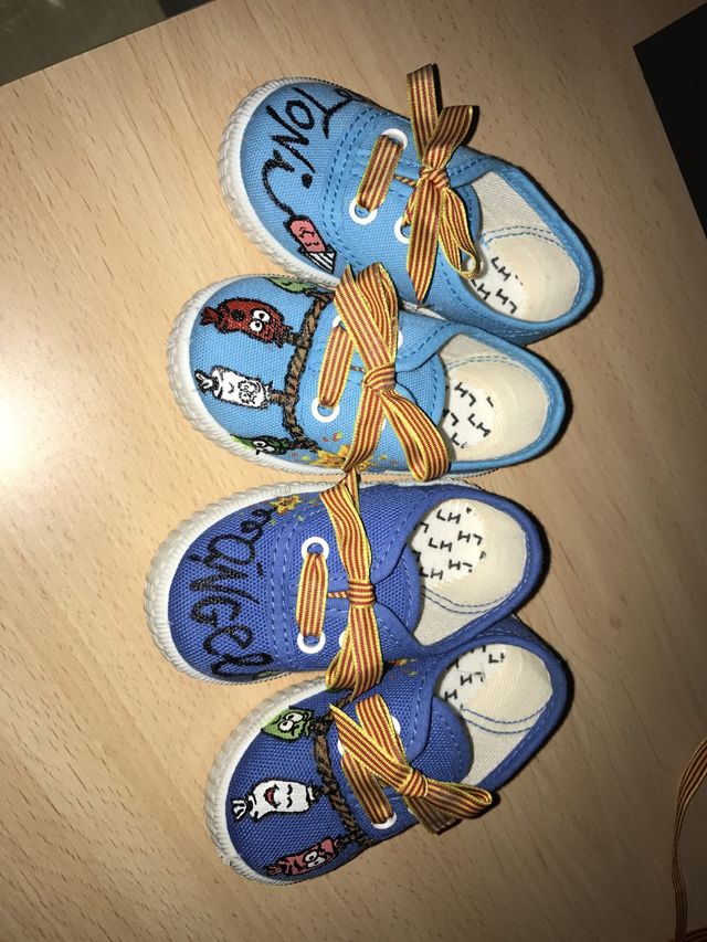 Zapatillas personalizadas pintadas a mano