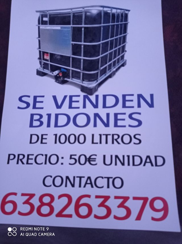 Bidones 1000 litros