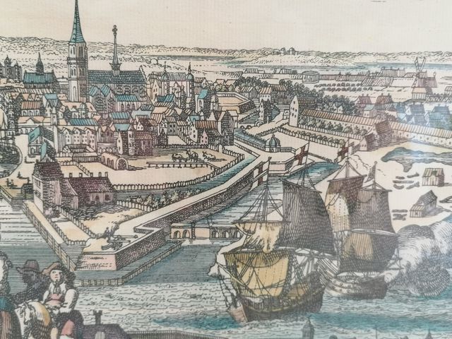 grabados antiguos S.XIX de Londres y Copenhague