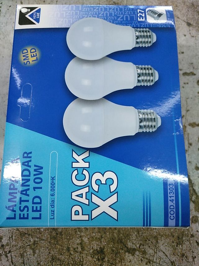 pack 3 bombillas led
