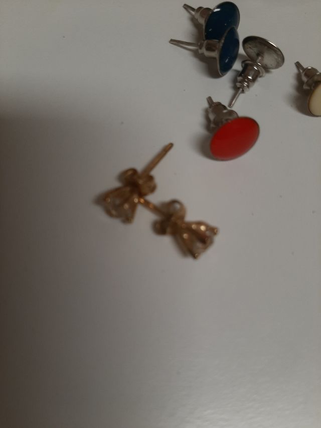 lote 5 pares pendientes