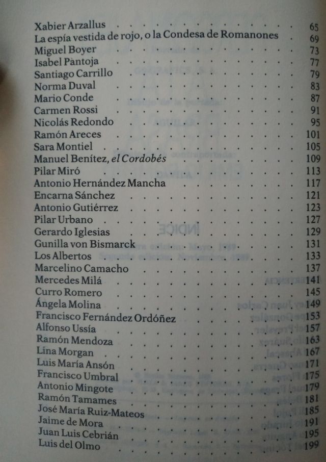 Personajes a la brasa.