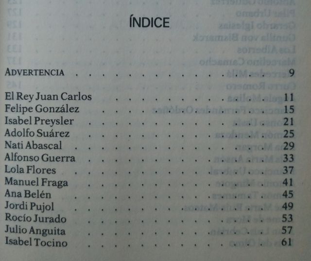 Personajes a la brasa.